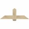 Ekena Millwork Eugene Rough Sawn Timber Gable Bracket, Douglas Fir, 48"W x 18"H x 4"D x 6"F, 9/12 Pitch GBW048X18X0406EUG00RDF - alternate 1